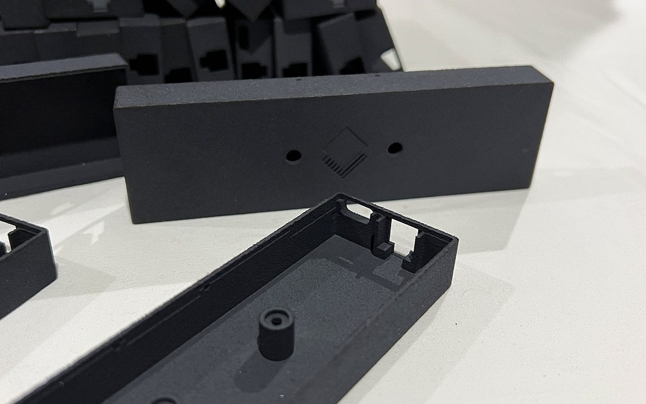 3d printed custom electronics housing for network device