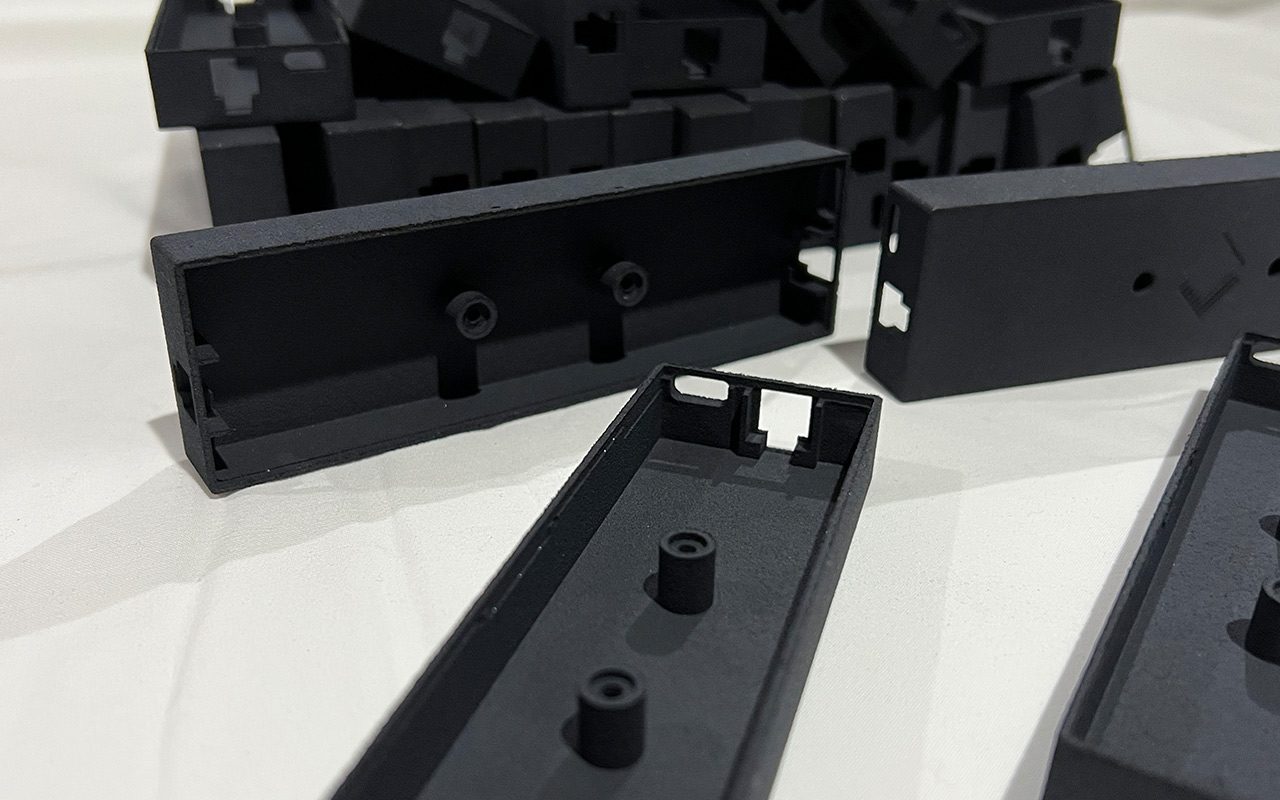 3d printed custom electronics housing for network device